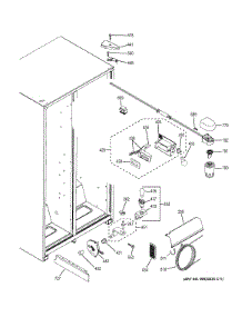 Fresh Food Section parts for Ge Refrigerator GSL25JGDDLS from AppliancePartsPros.com
