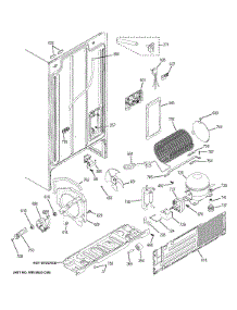 Machine Compartment parts for Ge Refrigerator GSS20GSDTSS from AppliancePartsPros.com
