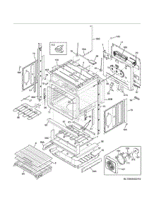 Lower Oven parts for Kenmore Wall Oven 790.48453410 (79048453410, 790 48453410) from AppliancePartsPros.com