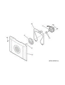 Convection Fan parts for Ge Range JS750DF4WW from AppliancePartsPros.com