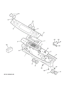 Control Panel parts for Ge Range JS750DF4WW from AppliancePartsPros.com