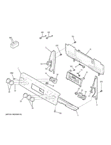 Control Panel parts for Ge Range JB755EJ4ES from AppliancePartsPros.com