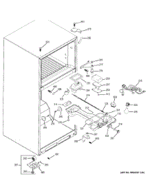 Fresh Food Section parts for Ge Refrigerator GTH18ECELRWW from AppliancePartsPros.com