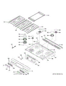 Control Panel & Cooktop parts for Ge Range PGS960SEL1SS from AppliancePartsPros.com