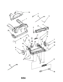 Nozzle parts for Kenmore Vacuum 116.33913301 (11633913301, 116 33913301) from AppliancePartsPros.com