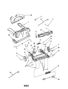 Nozzle parts for Kenmore Vacuum 116.33920301 (11633920301, 116 33920301) from AppliancePartsPros.com