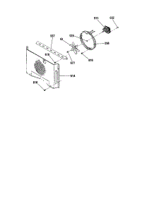 Fan Motor parts for Kenmore Wall Oven 911.49012992 (91149012992, 911 49012992) from AppliancePartsPros.com