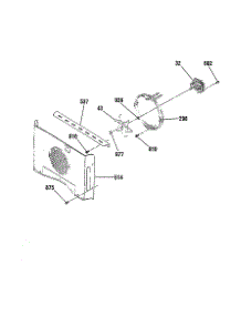Fan parts for Kenmore Wall Oven 911.49002990 (91149002990, 911 49002990) from AppliancePartsPros.com
