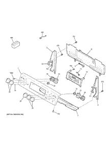 Control Panel parts for Ge Range JB750DJ4BB from AppliancePartsPros.com