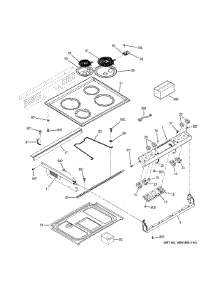 Control Panel & Cooktop parts for Ge Range JS250RF3SS from AppliancePartsPros.com