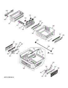 Freezer Shelves parts for Ge Refrigerator PYE23KSDESS from AppliancePartsPros.com