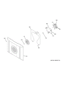 Convection Fan parts for Ge Range JS760SL1SS from AppliancePartsPros.com