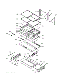 Fresh Food Shelves parts for Ge Refrigerator GFE27GSDESS from AppliancePartsPros.com