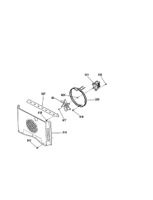 Convection Fan parts for Kenmore Wall Oven 911.49009993 (91149009993, 911 49009993) from AppliancePartsPros.com