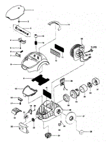 Housing Assy parts for Kenmore Vacuum 721.21125000 (72121125000, 721 21125000) from AppliancePartsPros.com