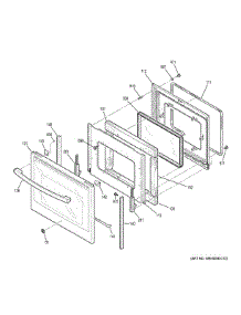 Door parts for Ge Range JB755SJ4SS from AppliancePartsPros.com