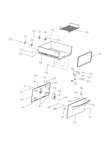 Drawer parts for Kenmore Warming Rawer 790.49990410 (79049990410, 790 49990410) from AppliancePartsPros.com
