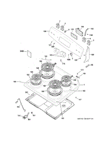 Control Panel & Cooktop parts for Ge Range JBS27DF2BB from AppliancePartsPros.com