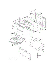 Door & Drawer Parts parts for Ge Range JBS30DK1BB from AppliancePartsPros.com