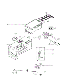 Dispenser Parts parts for Kenmore Washer 796.41003610 (79641003610, 796 41003610) from AppliancePartsPros.com