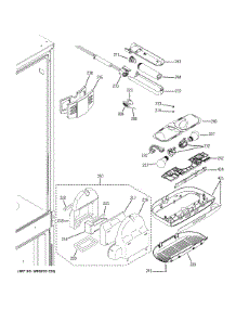 Fresh Food Section parts for Ge Refrigerator PFCF1NFCBWW from AppliancePartsPros.com