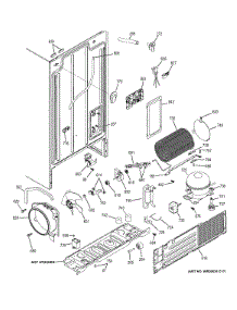 Machine Compartment parts for Ge Refrigerator GSH22JSDDSS from AppliancePartsPros.com