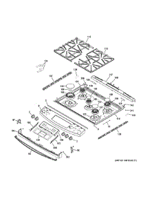 Control Panel & Cooktop parts for Ge Range JGS750DEF6WW from AppliancePartsPros.com