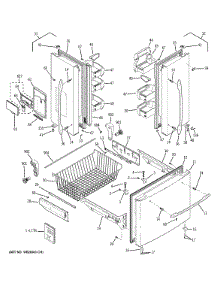 Doors parts for Ge Refrigerator PFSS2MJYJSS from AppliancePartsPros.com
