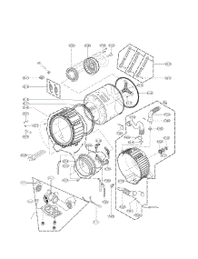 Drum And Tub Parts parts for Kenmore Washer 796.41582410 (79641582410, 796 41582410) from AppliancePartsPros.com