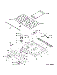Control Panel & Cooktop parts for Ge Range PGS930EEL1ES from AppliancePartsPros.com
