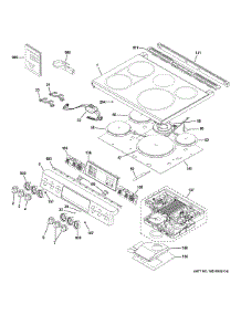 Control Panel & Cooktop parts for Ge Range CHS995SEL1SS from AppliancePartsPros.com