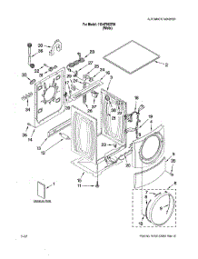 Top & Cabinet parts for Kenmore Washer 110.47892700 (11047892700, 110 47892700) from AppliancePartsPros.com