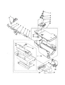 Dispenser parts for Kenmore Washer 110.47892700 (11047892700, 110 47892700) from AppliancePartsPros.com
