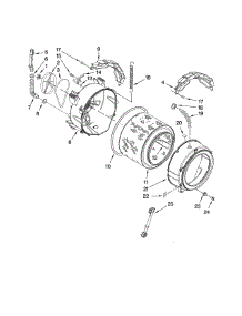 Tub & Basket parts for Kenmore Washer 110.47892700 (11047892700, 110 47892700) from AppliancePartsPros.com