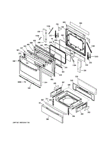 Door & Drawer Parts parts for Ge Range JGS750EEF5ES from AppliancePartsPros.com