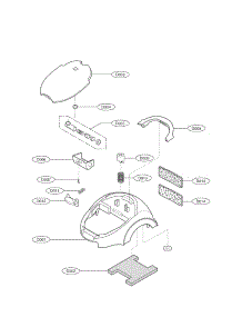 Cover Assy Parts parts for Kenmore Vacuum 721.23195200 (72123195200, 721 23195200) from AppliancePartsPros.com