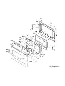 Lower Door parts for Ge Range CGS990SET9SS from AppliancePartsPros.com