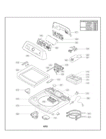 Top Cover Parts parts for Kenmore Washer 796.29278001 (79629278001, 796 29278001) from AppliancePartsPros.com
