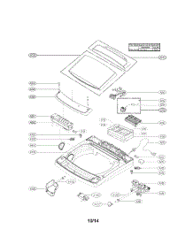 Control Panel Parts parts for Kenmore Washer 796.31412410 (79631412410, 796 31412410) from AppliancePartsPros.com
