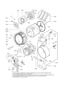 Drum And Tub Parts parts for Kenmore Washer 796.41573210 (79641573210, 796 41573210) from AppliancePartsPros.com