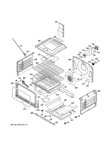 Lower Oven parts for Ge Range CGS990SET8SS from AppliancePartsPros.com