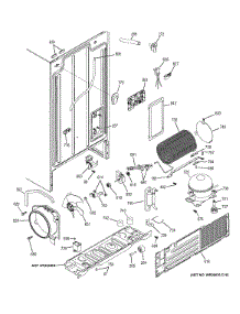 Machine Compartment parts for Ge Refrigerator GSH22JGDDWW from AppliancePartsPros.com