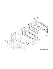 Upper Door parts for Ge Range CGS990SET6SS from AppliancePartsPros.com