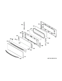 Upper Door parts for Ge Range JGB870DET3BB from AppliancePartsPros.com