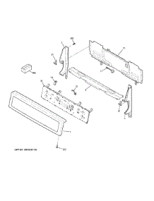 Control Panel parts for Ge Range PHB920EJ2ES from AppliancePartsPros.com