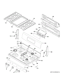 Control Panel & Cooktop parts for Ge Range JGB700DEJ2WW from AppliancePartsPros.com