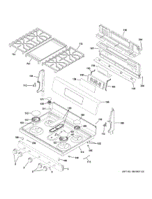 Control Panel & Cooktop parts for Ge Range JGB720EEJ2ES from AppliancePartsPros.com