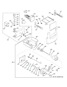 Ice Maker & Dispenser parts for Ge Refrigerator ZSAS420DYASS from AppliancePartsPros.com