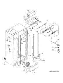 Fresh Food Section parts for Ge Refrigerator ZSAS420DYASS from AppliancePartsPros.com