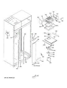 Freezer Section parts for Ge Refrigerator ZSAS420DYASS from AppliancePartsPros.com